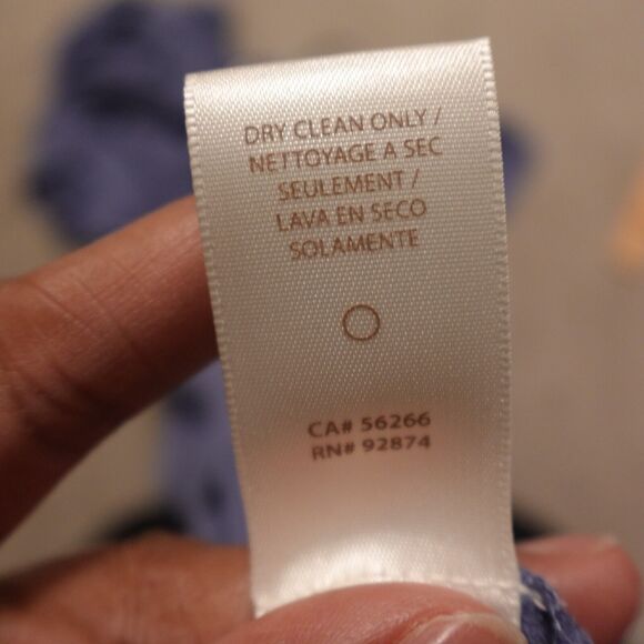 Ella Moss Women Large Dress Ruffle One Shoulder Short Knee Length Blue NWT - Picture 6 of 9